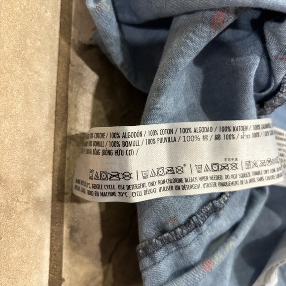 Disney Her Universe Mickey & Friends Chambray Dress Adults Blue Size XL - Picture 10 of 15